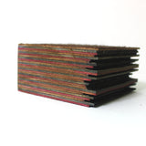 Dark Gray/Brown/Red Laminated Birch Wood Blanks