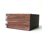 Dark Gray/Brown/Red Laminated Birch Wood Blanks