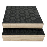Hex-Ply Anti-Slip Phenolic Birch Plywood (Black) - 12mm - 18mm