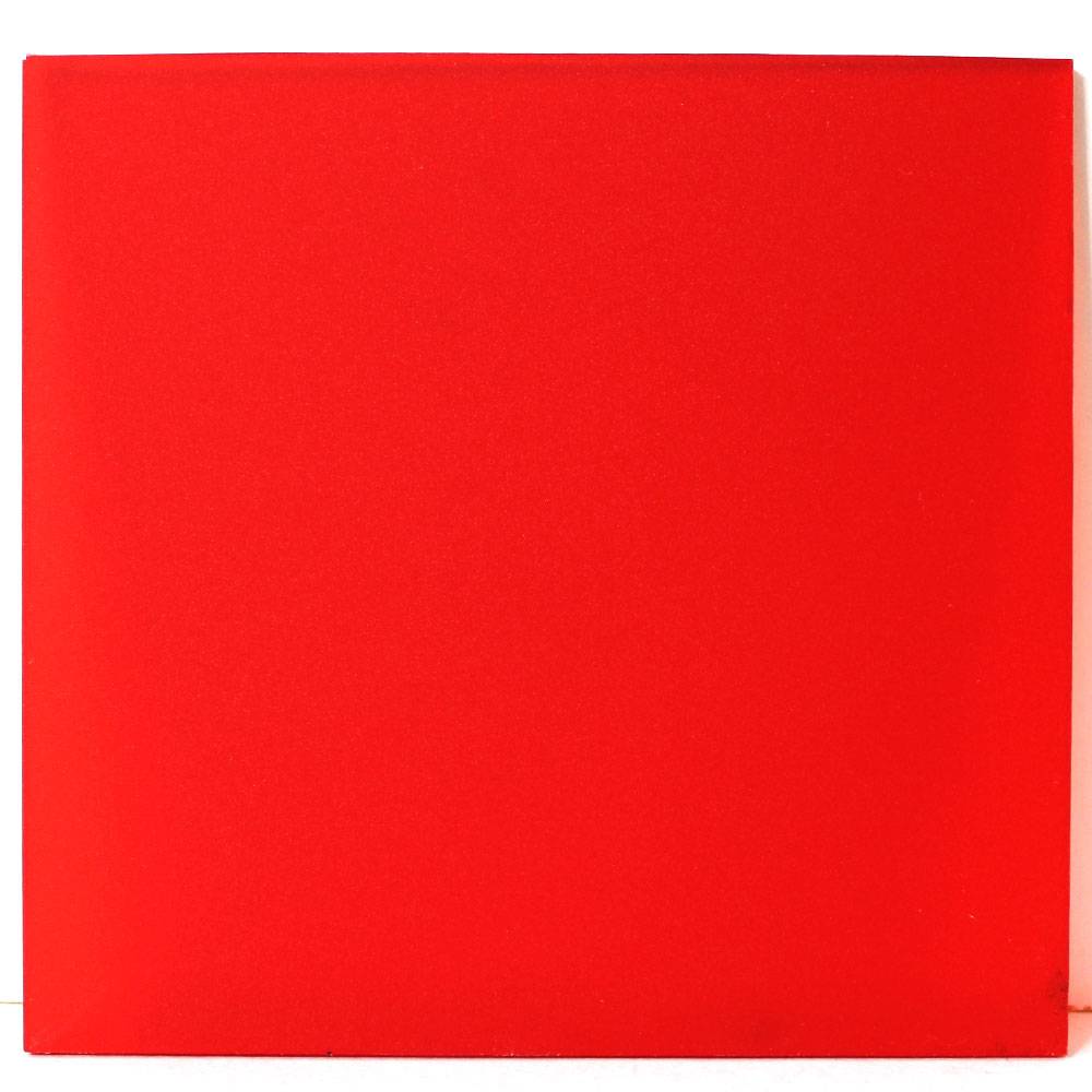 Cherry Red Frosted Matte Acrylic - Frosted Two Sides (1/8")