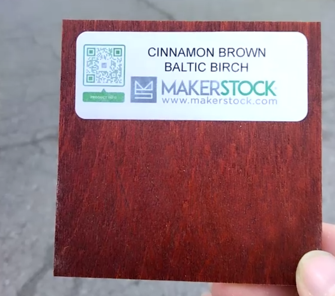 Cinnamon Brown Baltic Birch Plywood (1/8" - 1/4")