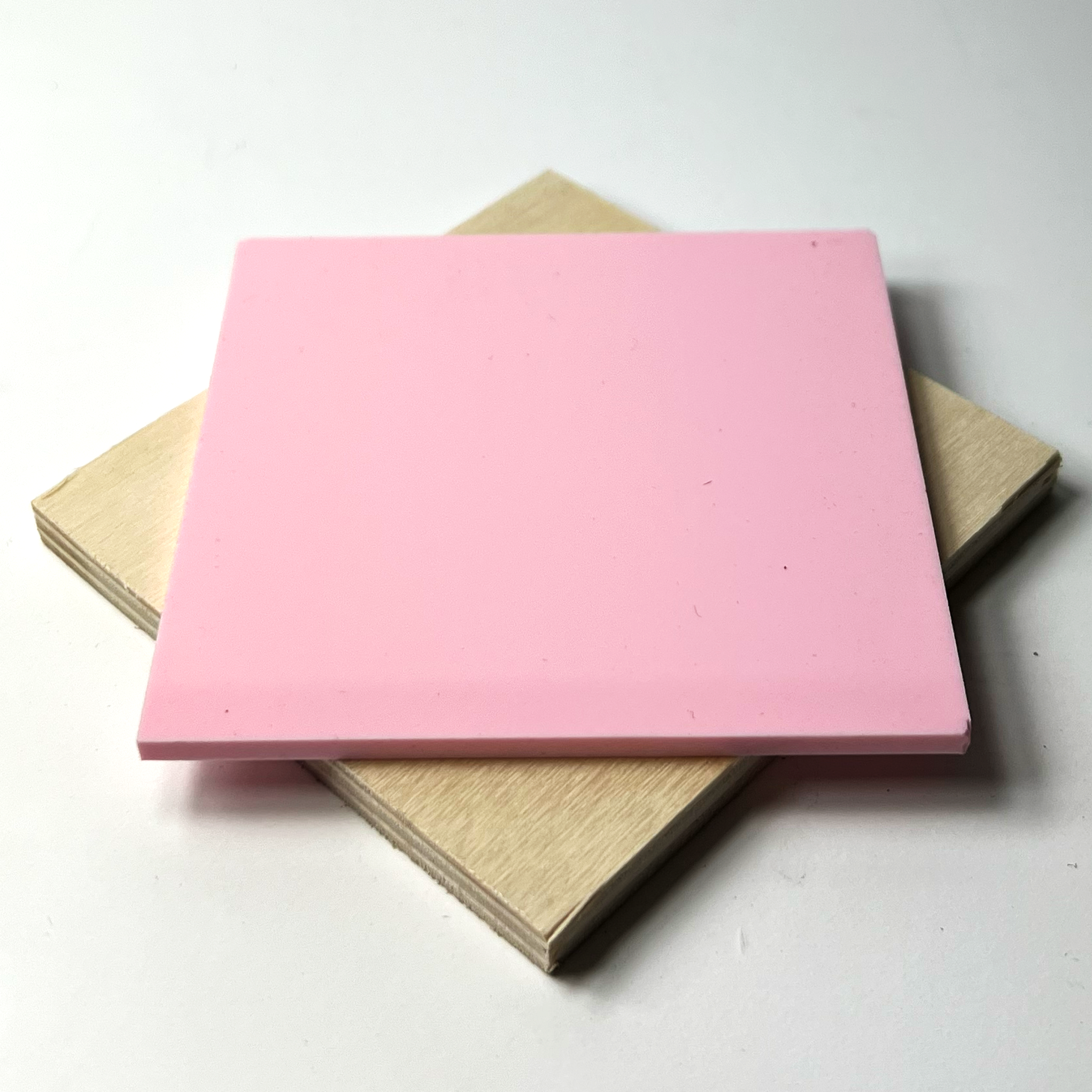 Dark Pink Pastel Acrylic - Matte One Side