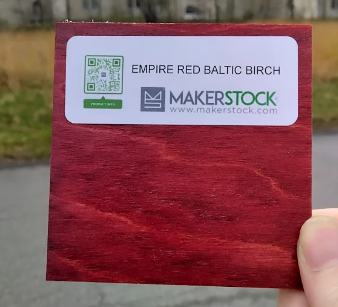 Empire Red Baltic Birch Plywood (1/8" - 1/4")