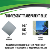 Fluorescent Acrylic Custom Cut