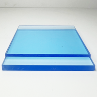 Light Blue Fluorescent Transparent Acrylic (1/8" - 1/4")