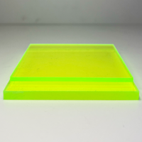 Green Fluorescent Transparent Acrylic (1/8" - 1/4")