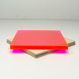 Pink Fluorescent Transparent Acrylic
