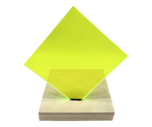 Green Fluorescent Transparent Acrylic