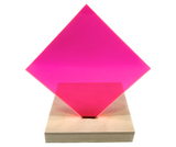 Pink Fluorescent Transparent Acrylic