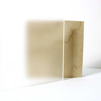 Frosted Clear Acrylic - Frosted One Side (1/8" - 1/4")