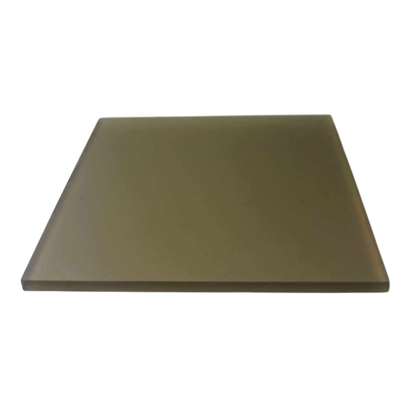 Recycled Acrylic (Frosted Light Bronze) - Frosted Two Sides (1/8")