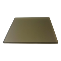 Recycled Acrylic (Frosted Light Bronze) - Frosted Two Sides (1/8")