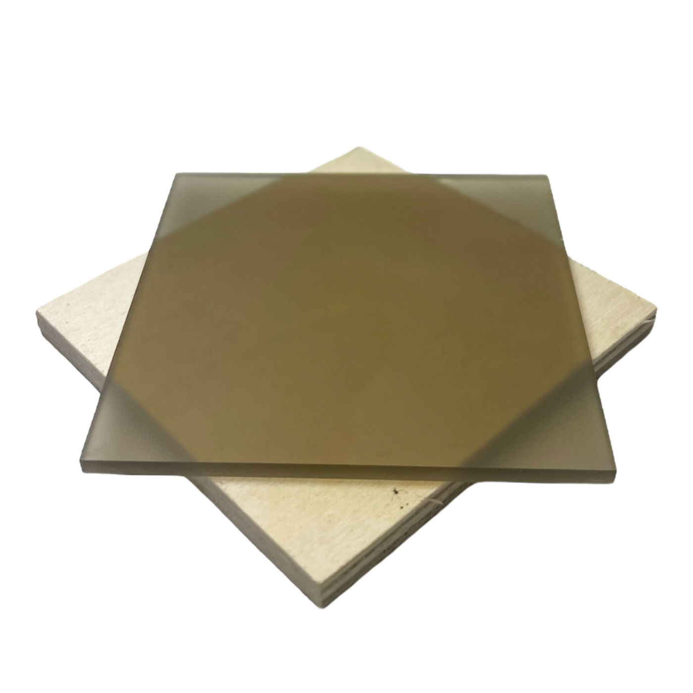 Recycled Acrylic (Frosted Light Bronze) - Frosted Two Sides (1/8")