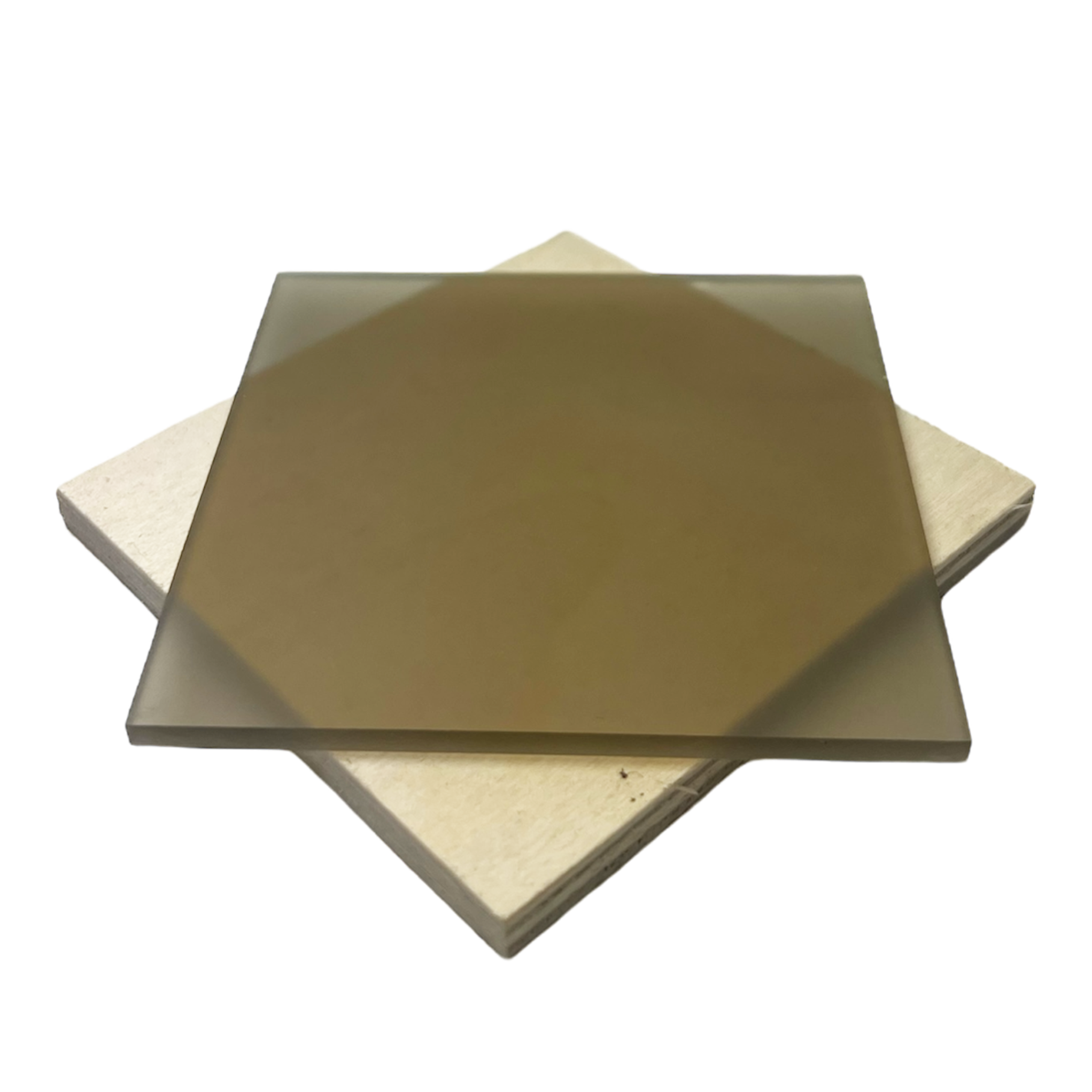 Recycled Acrylic (Frosted Light Bronze) - Frosted Two Sides (1/8")