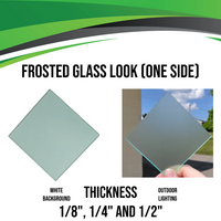 Acrylic (Frosted Glass Look) - Frosted One Side