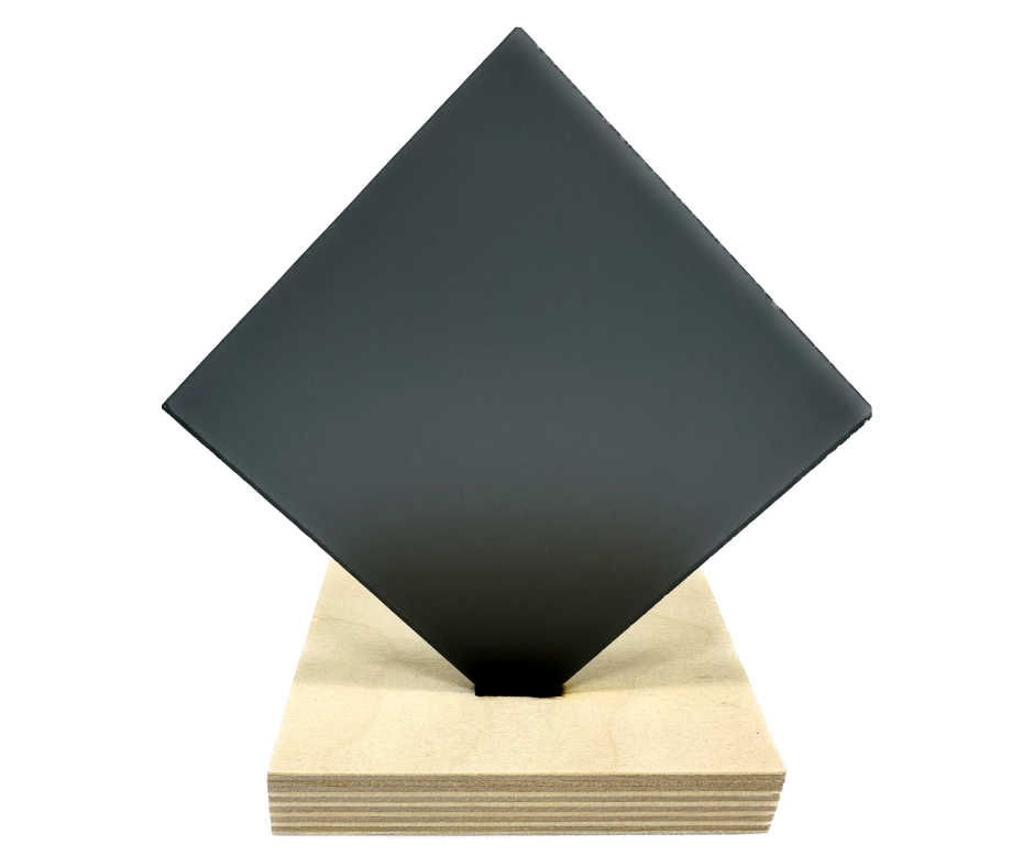 Recycled Acrylic (Frosted Smoked Gray) - Frosted Two Sides (1/8")