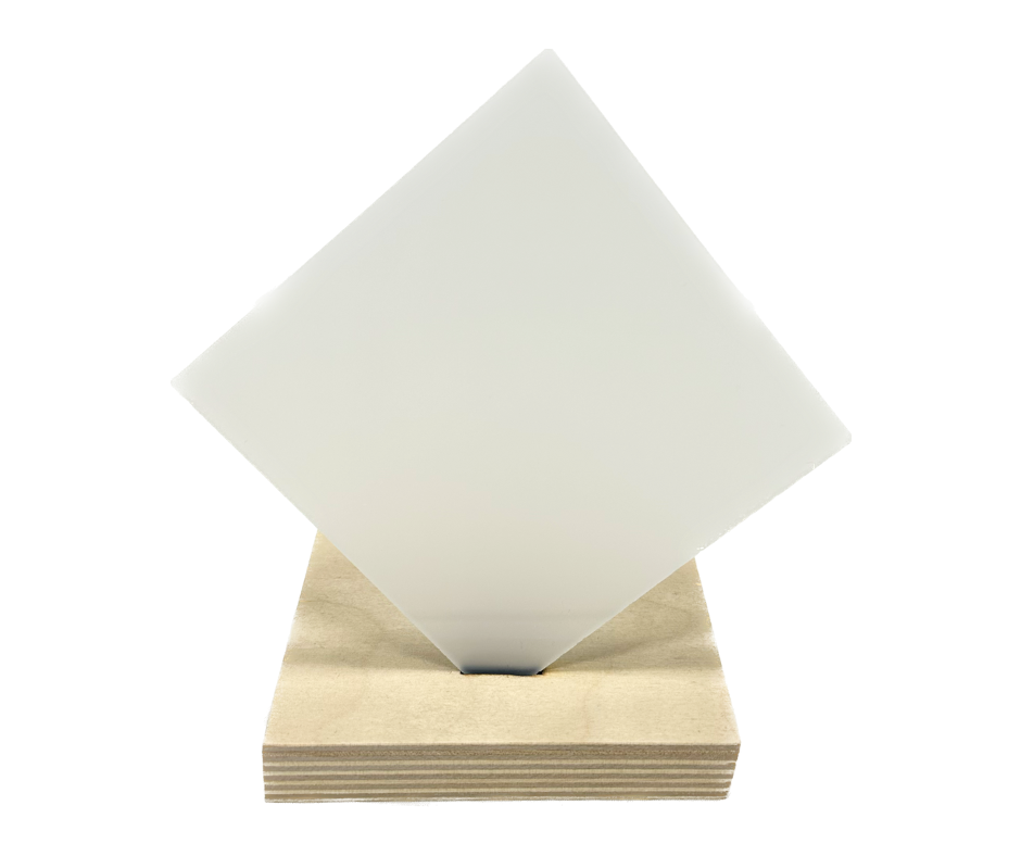 Acrylic (Frosted White) - Frosted One Side
