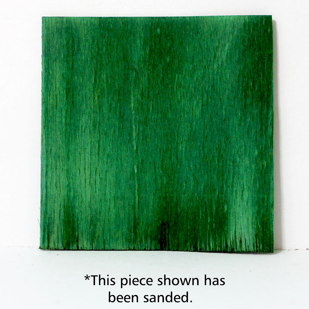 Green Dyed Birch Veneer