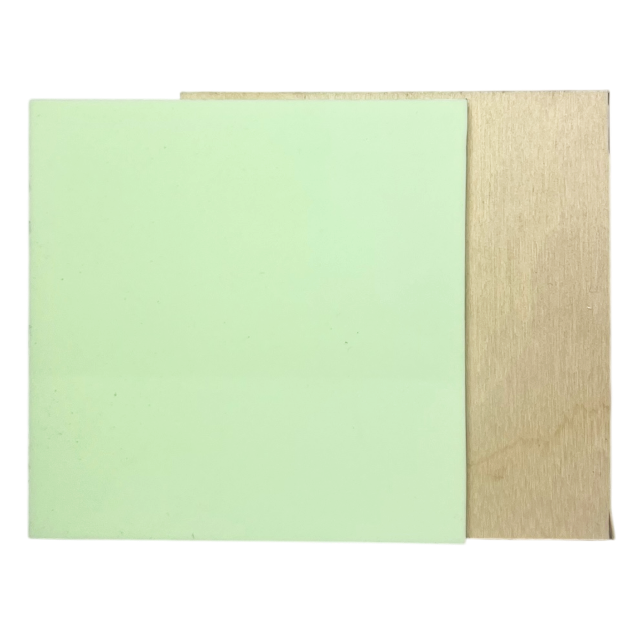 Light Green Pastel Acrylic - Matte One Side