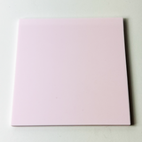 Light Pink Pastel Acrylic - Matte One Side