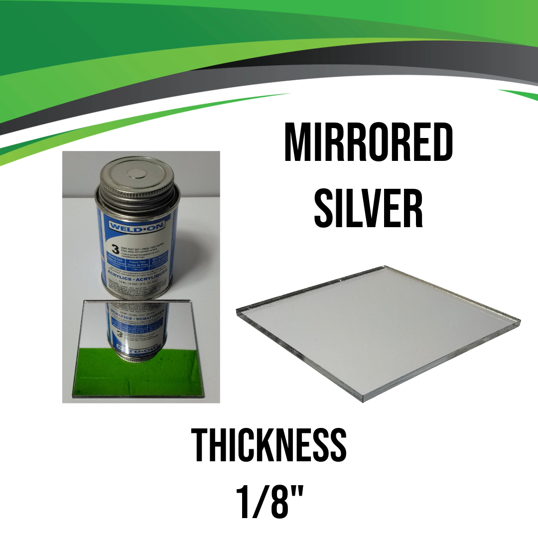 Silver Mirrored Acrylic