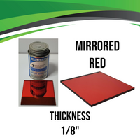 Red Mirrored Acrylic
