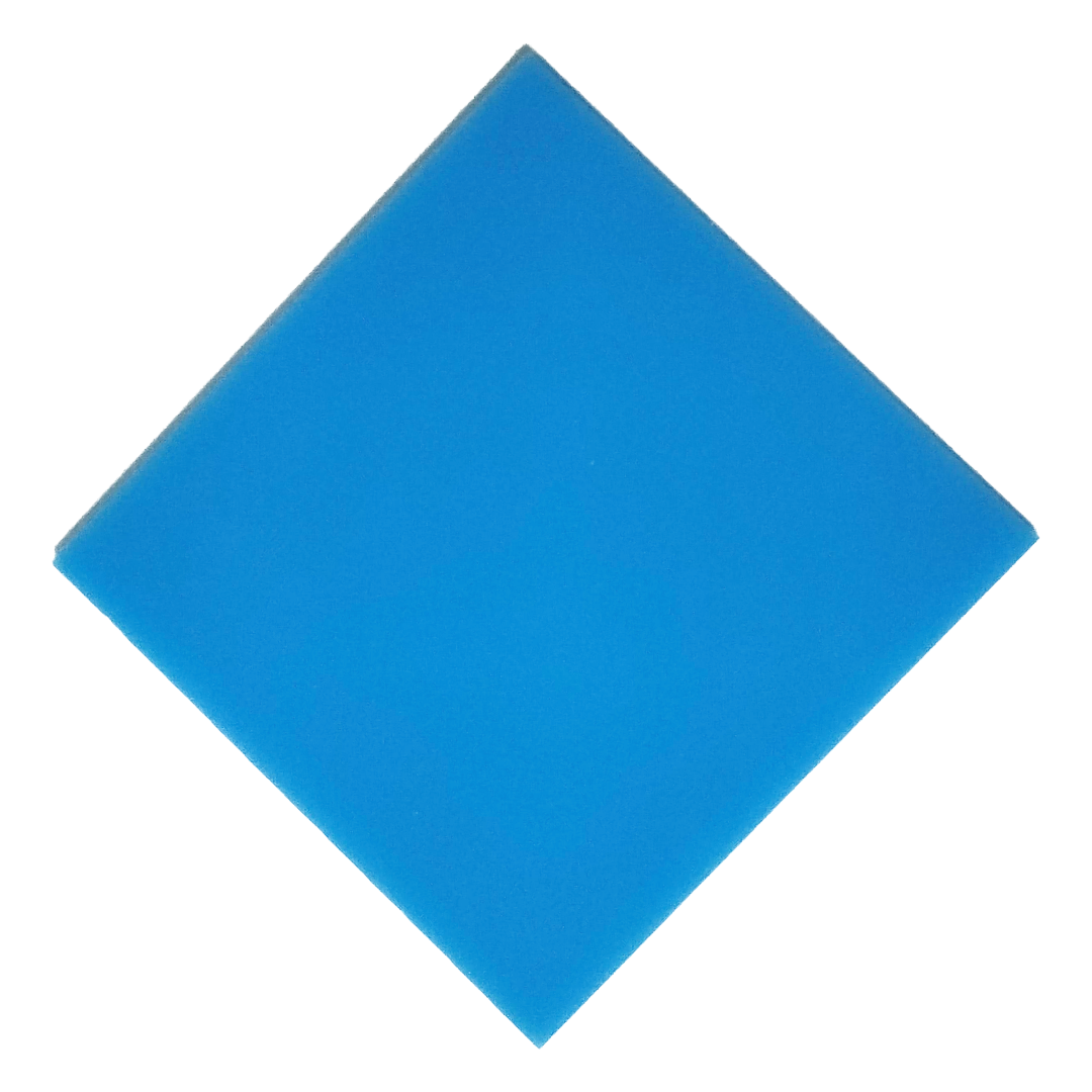Light Blue Nearly Opaque Acrylic
