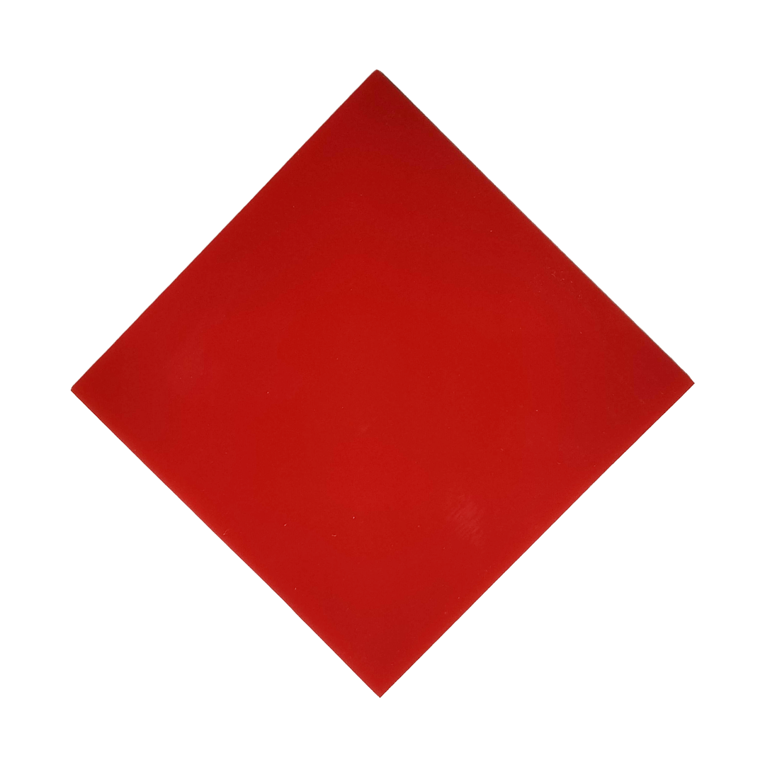 Red Nearly Opaque Acrylic