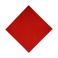 Red Nearly Opaque Acrylic