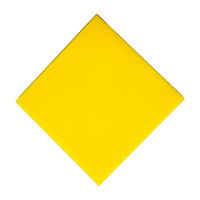 Yellow Nearly Opaque Acrylic