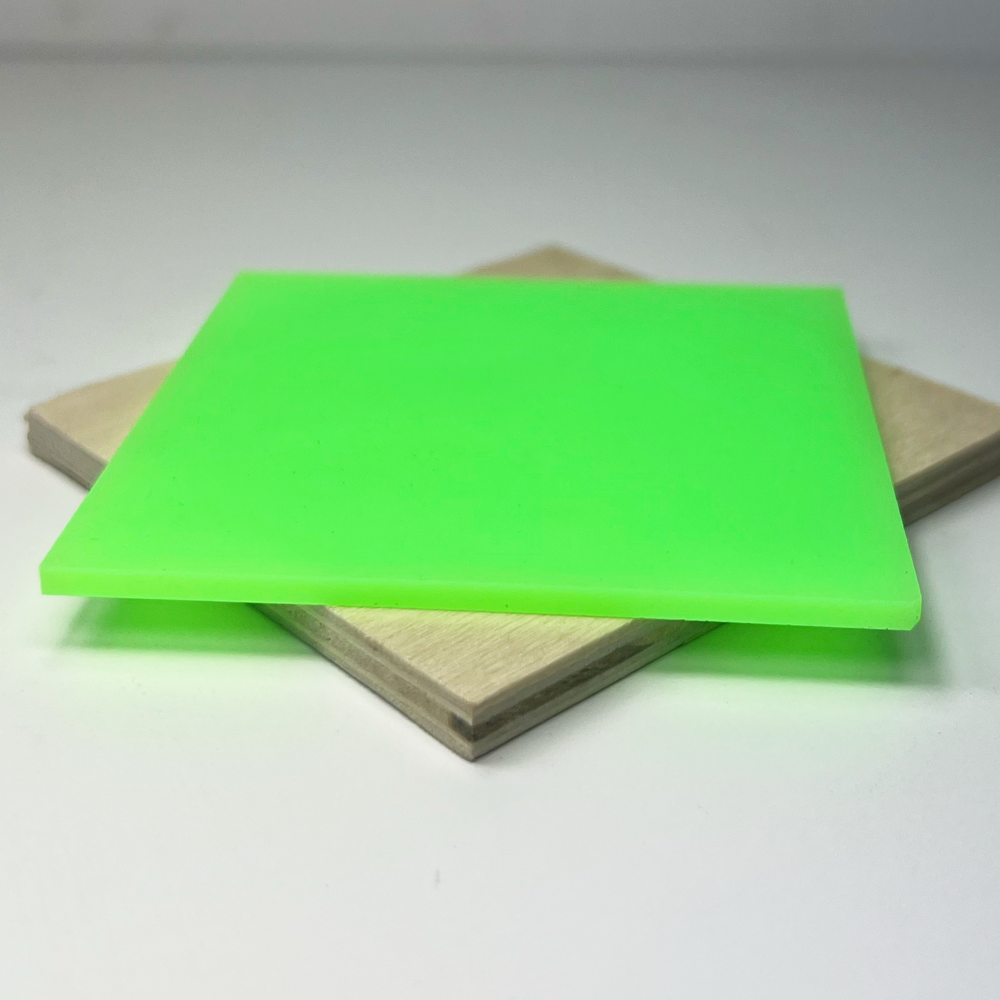 Acrylic (Neon Green) - Matte One Side