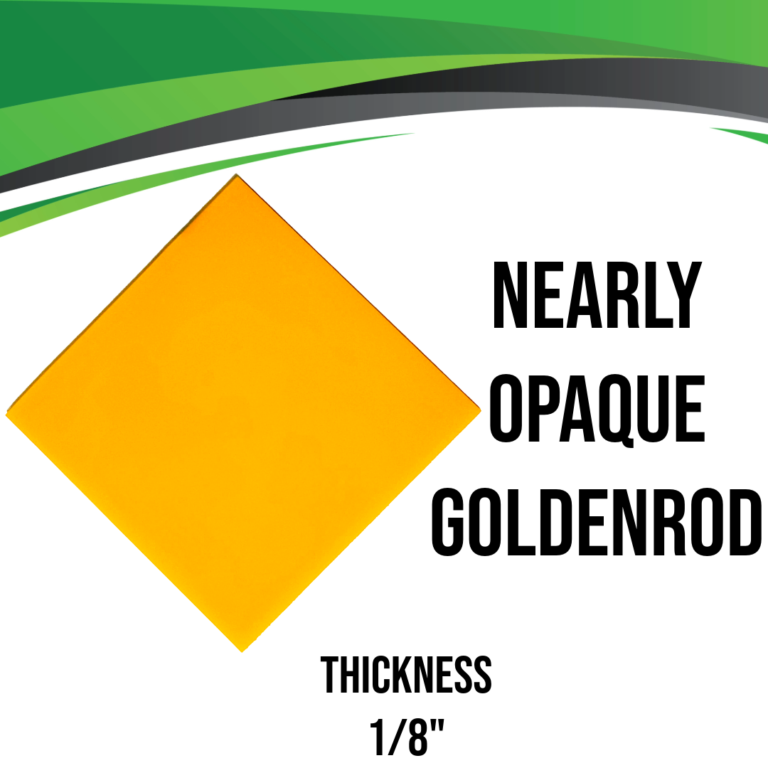 Goldenrod Yellow Nearly Opaque Acrylic