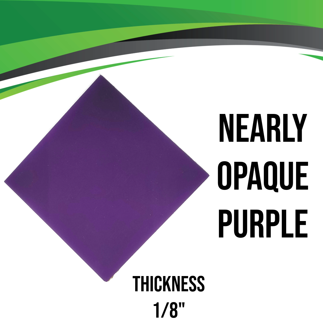 Purple Nearly Opaque Acrylic