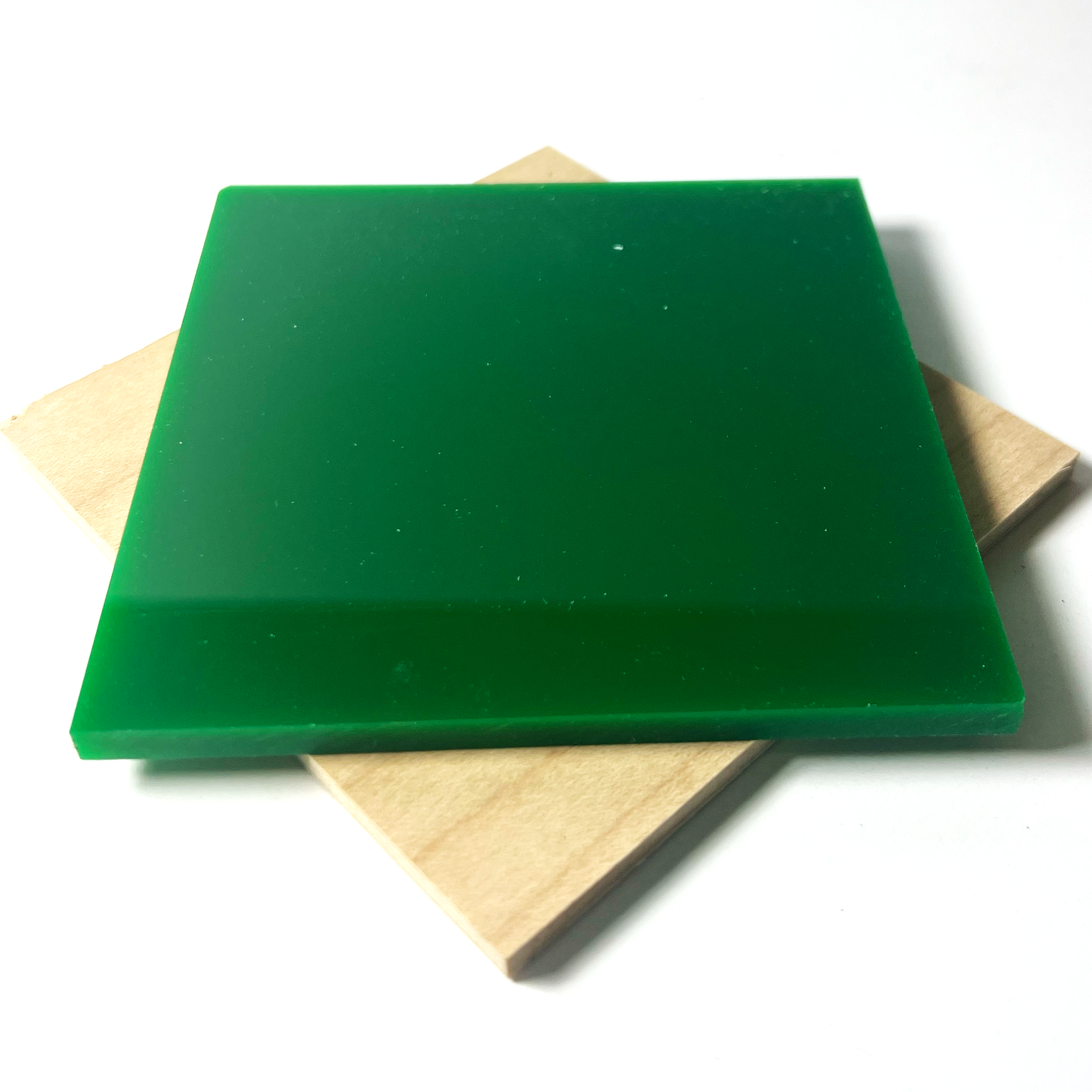 Green Nearly Opaque Acrylic