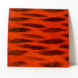 Bright Orange Dyed Birch Veneer