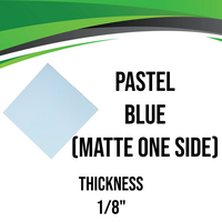 Blue Pastel Acrylic - Matte One Side