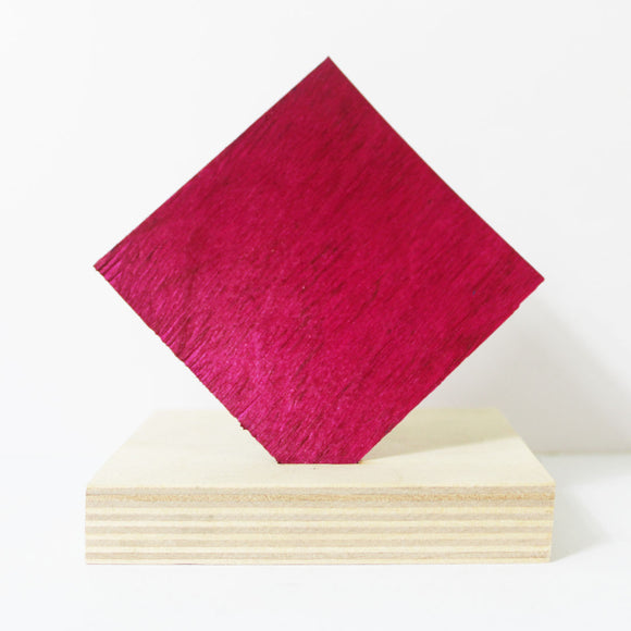 Pink Dyed Birch Veneer