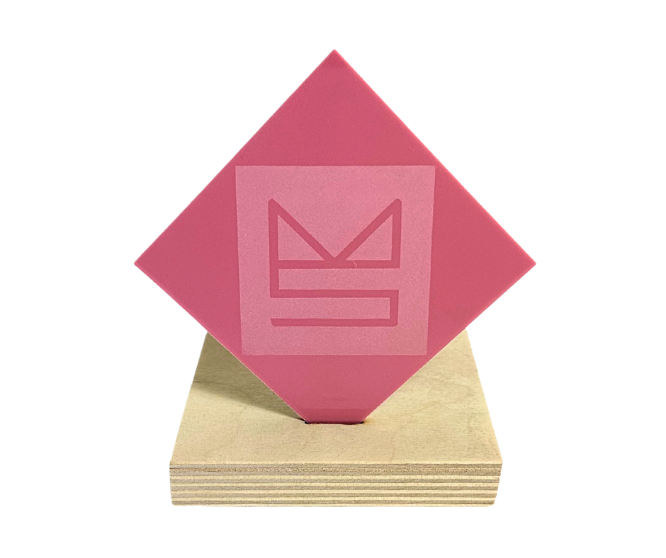 Acrylic (Nearly Opaque Raspberry)