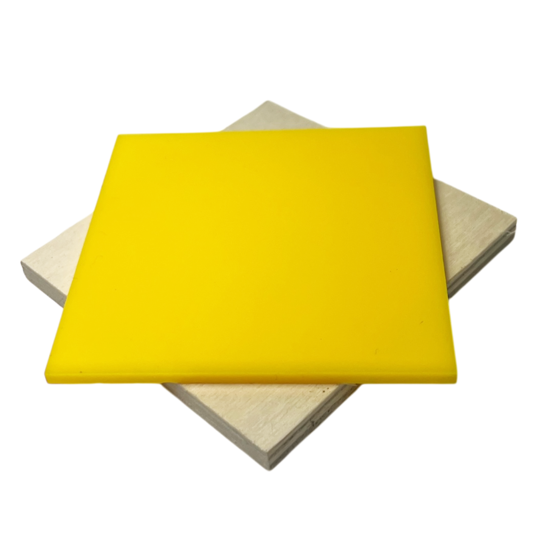 Recycled Acrylic (Yellow) - Nearly Opaque