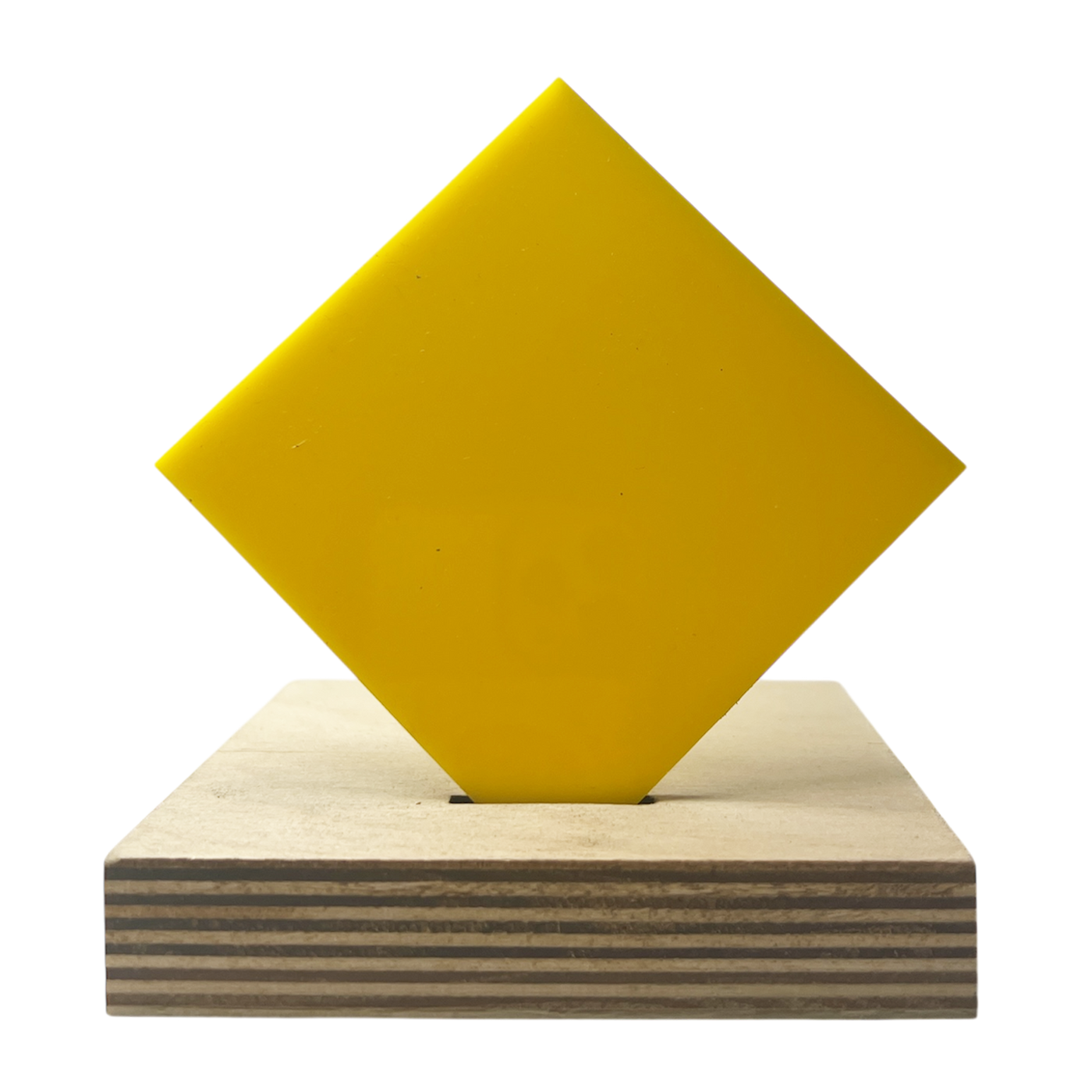 Recycled Acrylic (Yellow) - Nearly Opaque