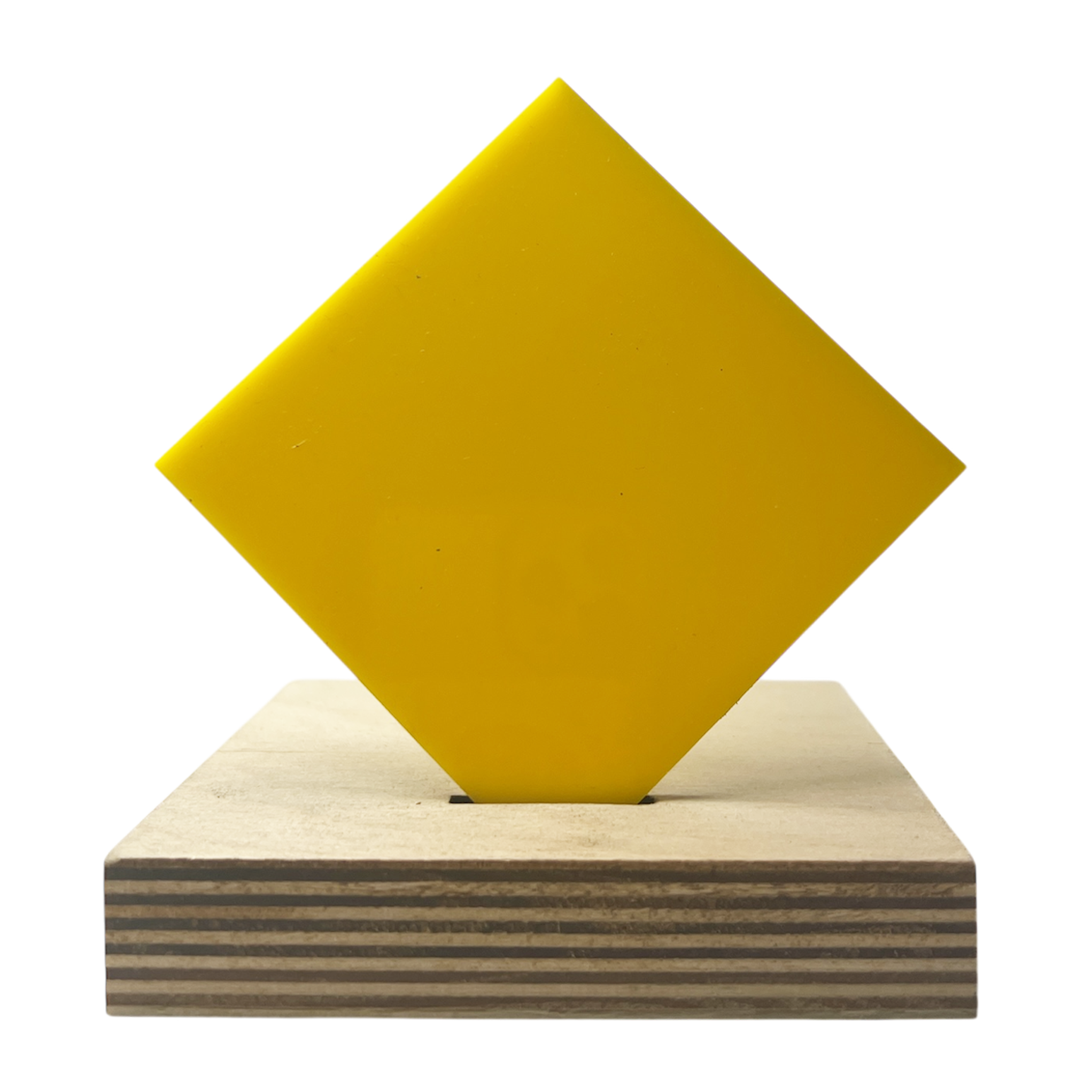 Recycled Acrylic (Yellow) - Nearly Opaque