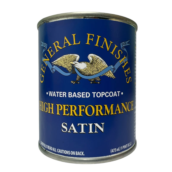 General Finishes High Performance Water Based Top Coat - Satin Finish
