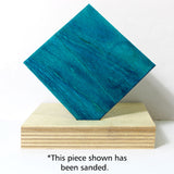 Turquoise Blue Dyed Birch Veneer