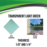 Light Green Transparent Acrylic