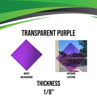 Purple Transparent Acrylic