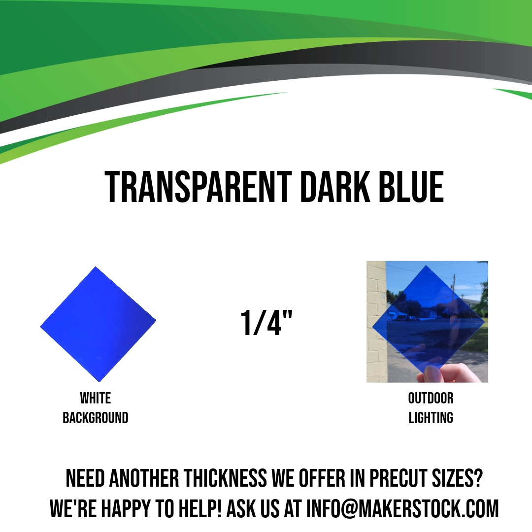 1/4" Transparent Acrylic Custom Cut