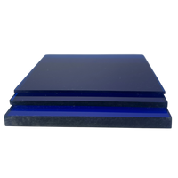 Dark Blue Transparent Acrylic
