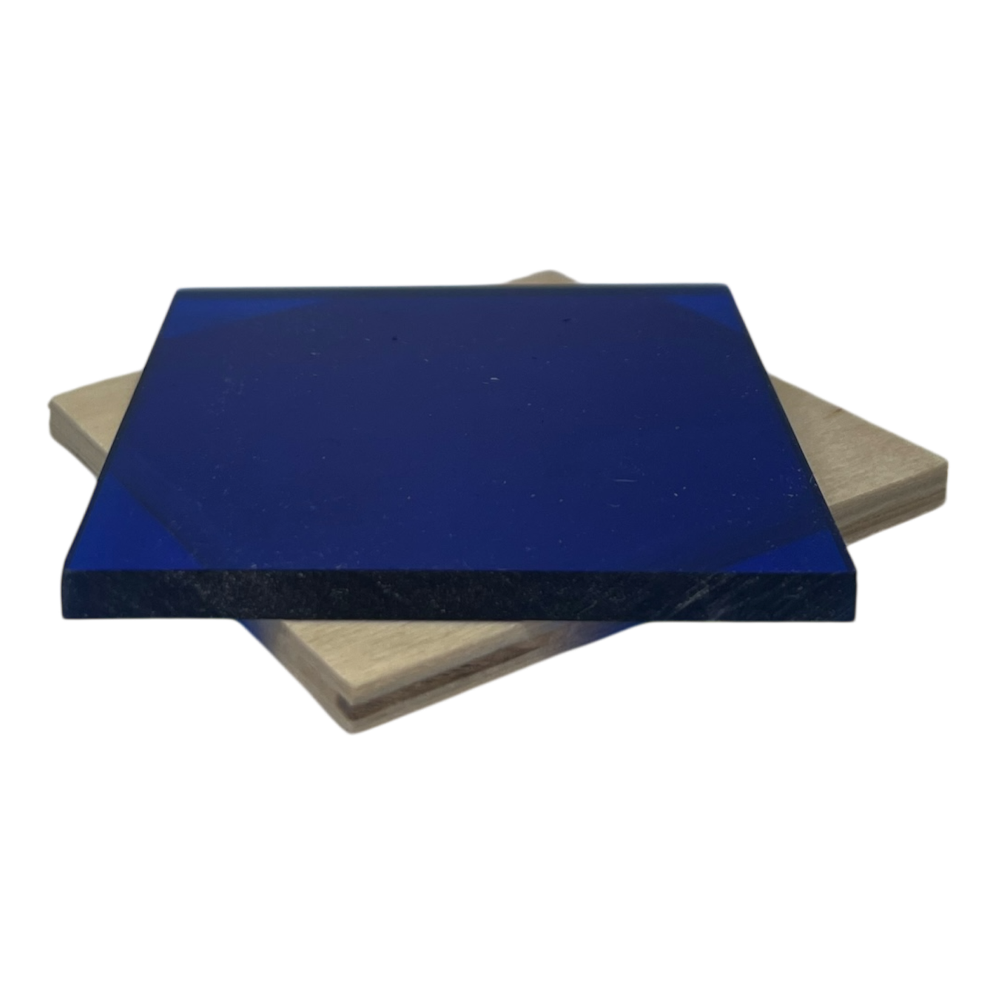 Dark Blue Transparent Acrylic