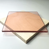 Rose Gold Transparent Acrylic