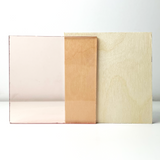 Rose Gold Transparent Acrylic